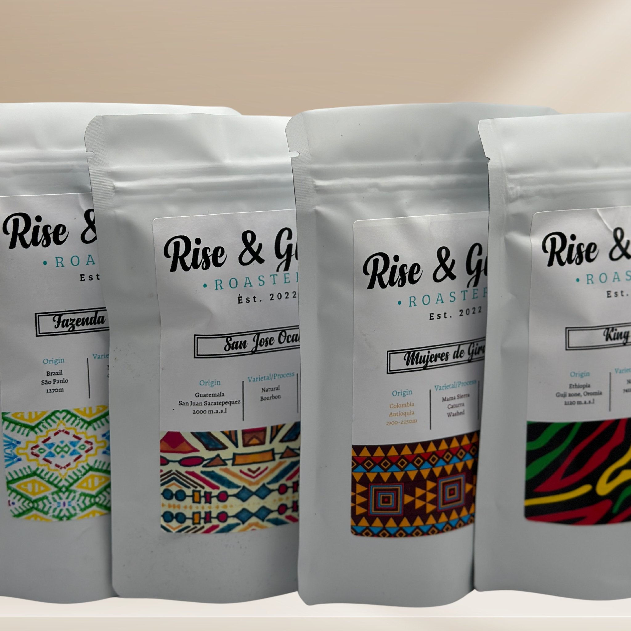 Subscription Coffee - Rise & Grind Roastery - 250g - Whole bean - 